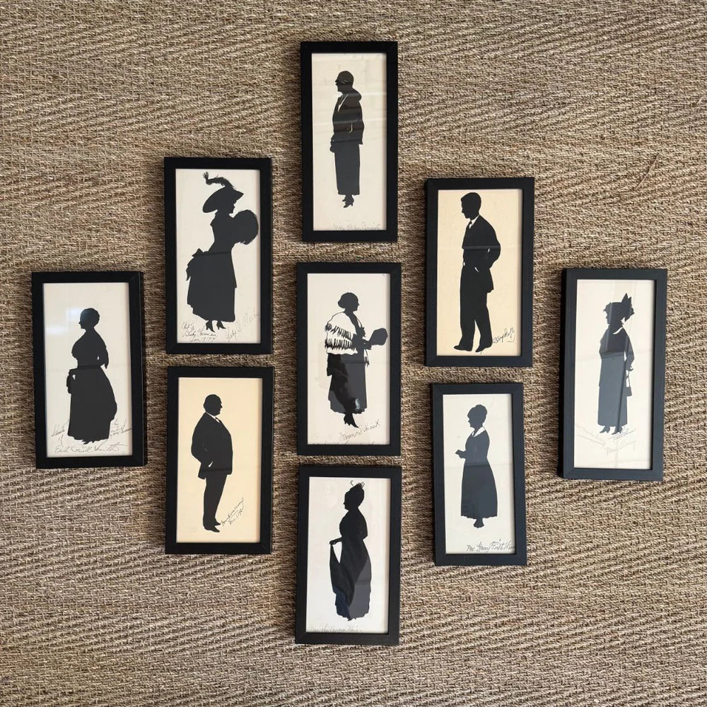 American 20th C Silhouette Artist Beatrix Sherman