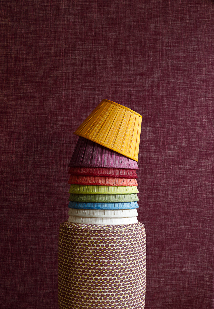 Fermoie’s New Box Pleat Lampshades Arrive at Newport Lamp & Shade