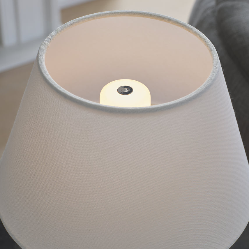 Talia 13" Cordless Accent Table Lamp | Newport Lamp And Shade | Located in Newport, RI