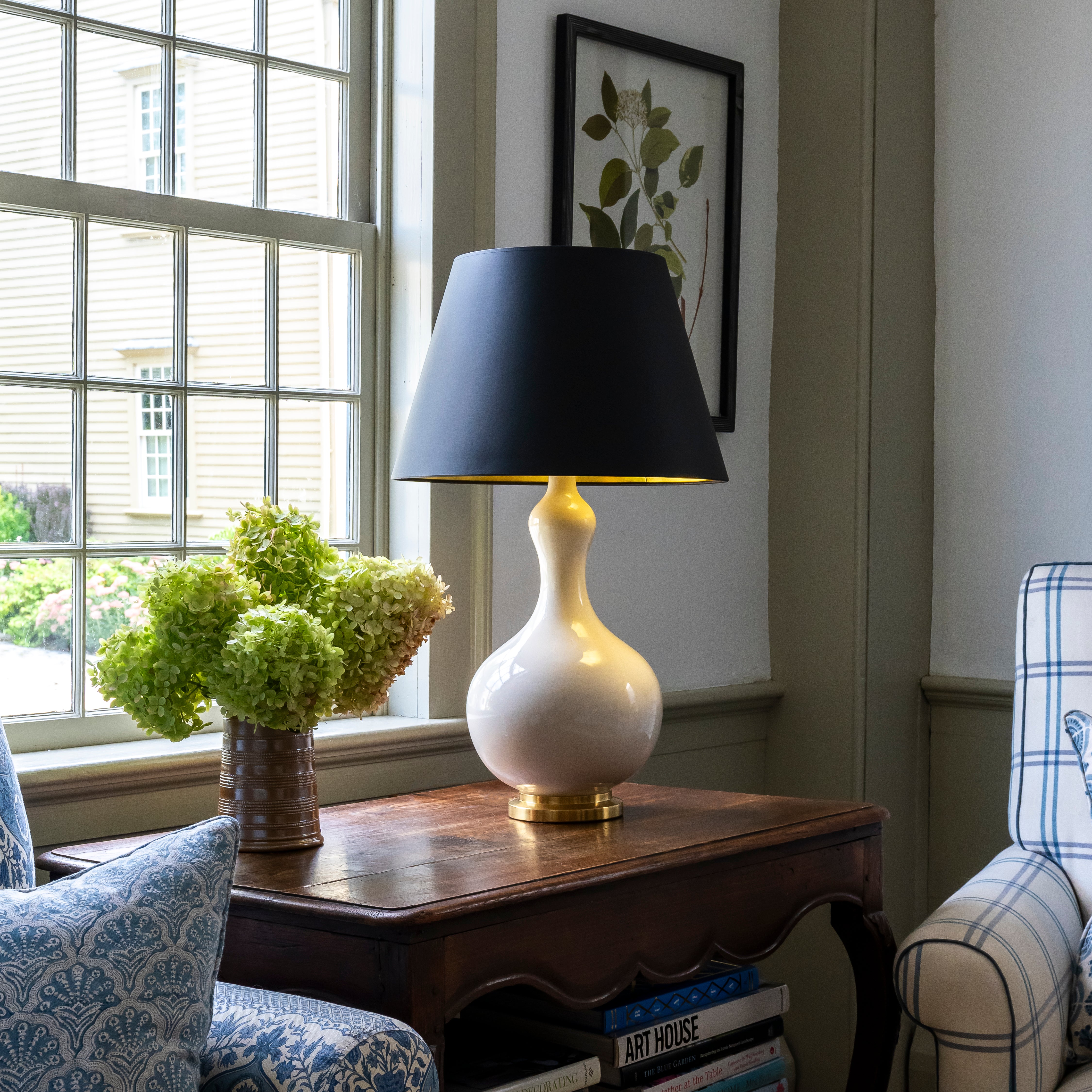 Black Painted Lampshade - Newport Lamp & Shade Company