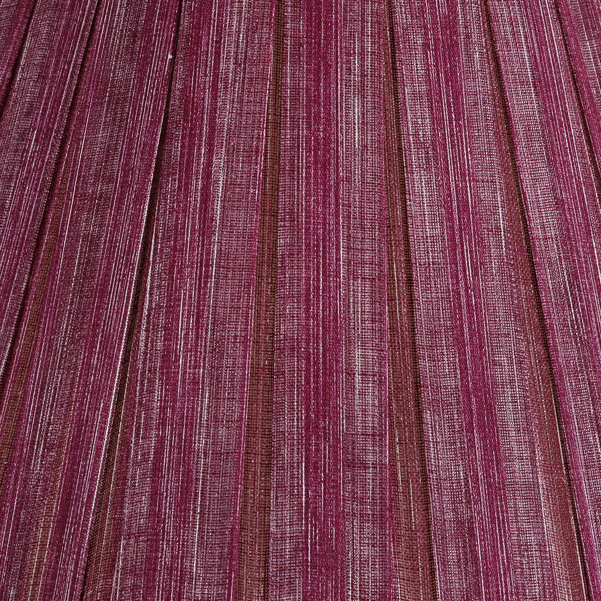 Fermoie Lampshade - Plain Linen in Back to the Fuchsia - Box Pleat - Newport Lamp & Shade Company