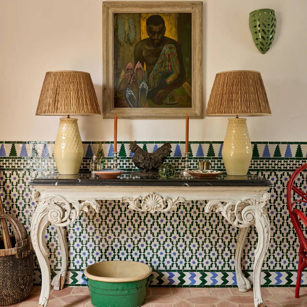 Comporta Ceramic Table Lamp Base in Blonde by Penny Morrison - Newport Lamp & Shade Company