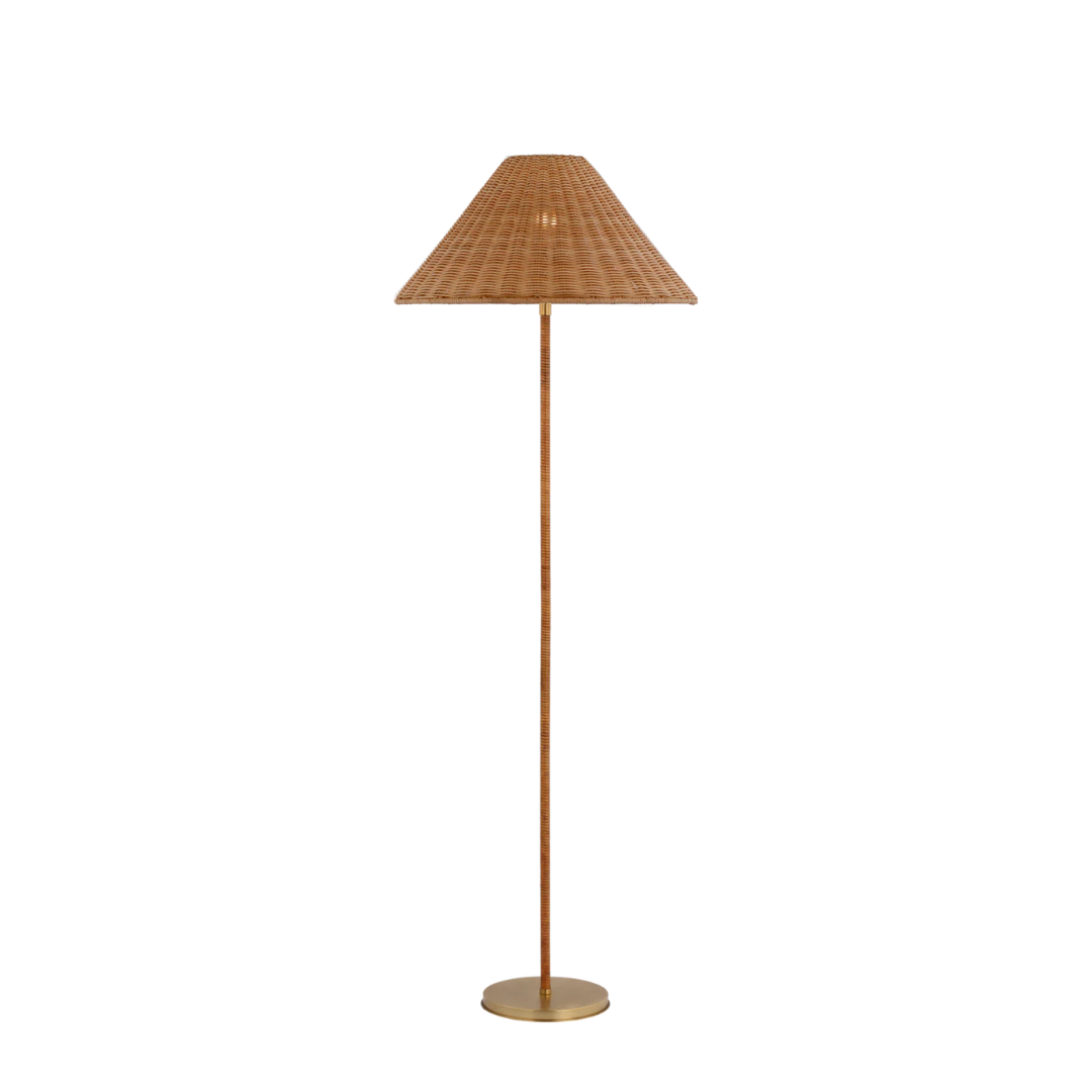 Wimberly Medium Wrapped Floor Lamp - Newport Lamp & Shade Company