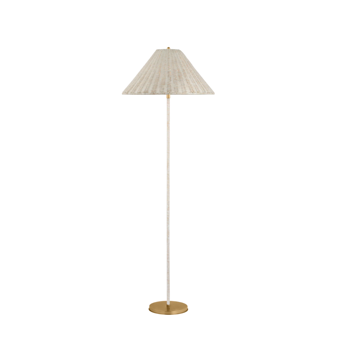 Wimberly Medium Wrapped Floor Lamp - Newport Lamp & Shade Company