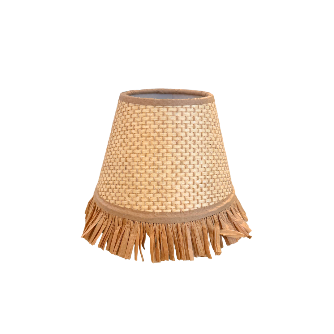 Whimsical Raffia Poldina Pro Lampshade - Newport Lamp & Shade Company