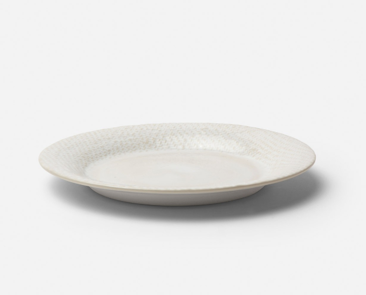 Cream-Glazed Dinnerware with Linen Texture | Newport Lamp And Shade | Located in Newport, RI