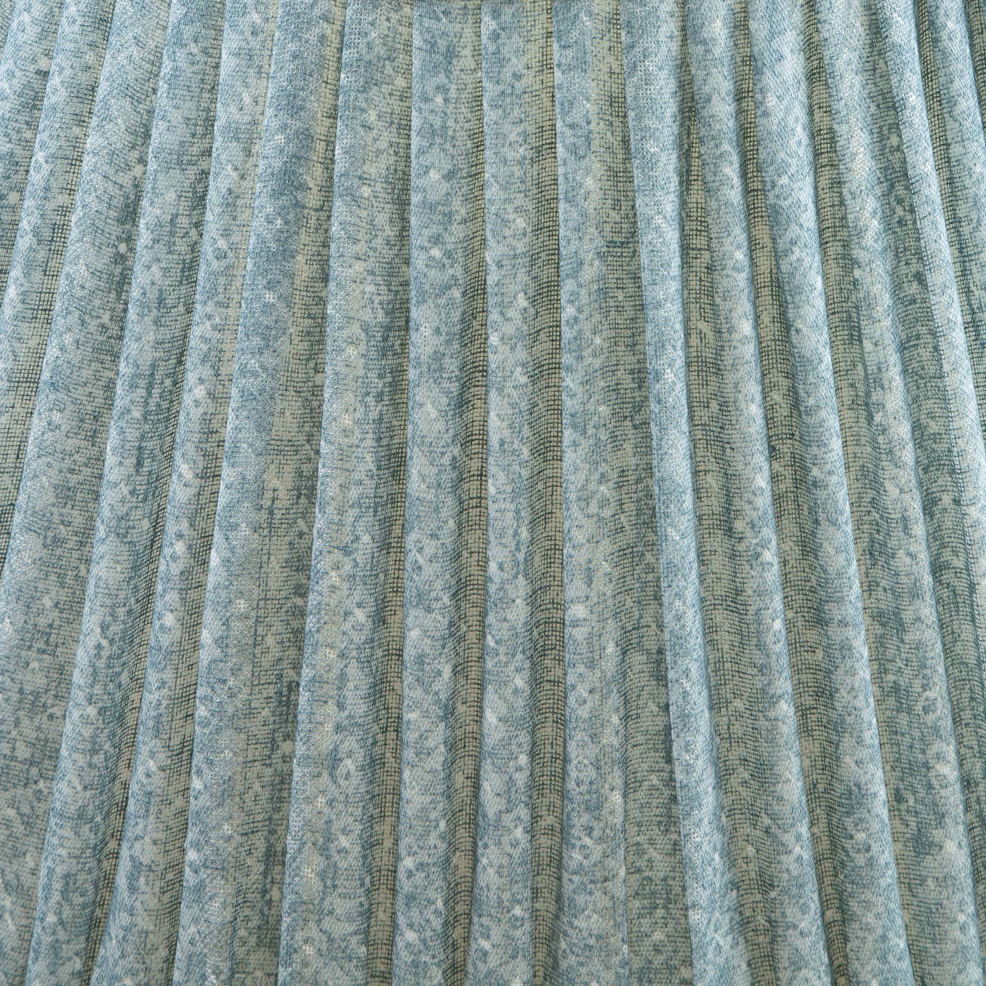 Fermoie Lampshade - Figured Linen in Blue