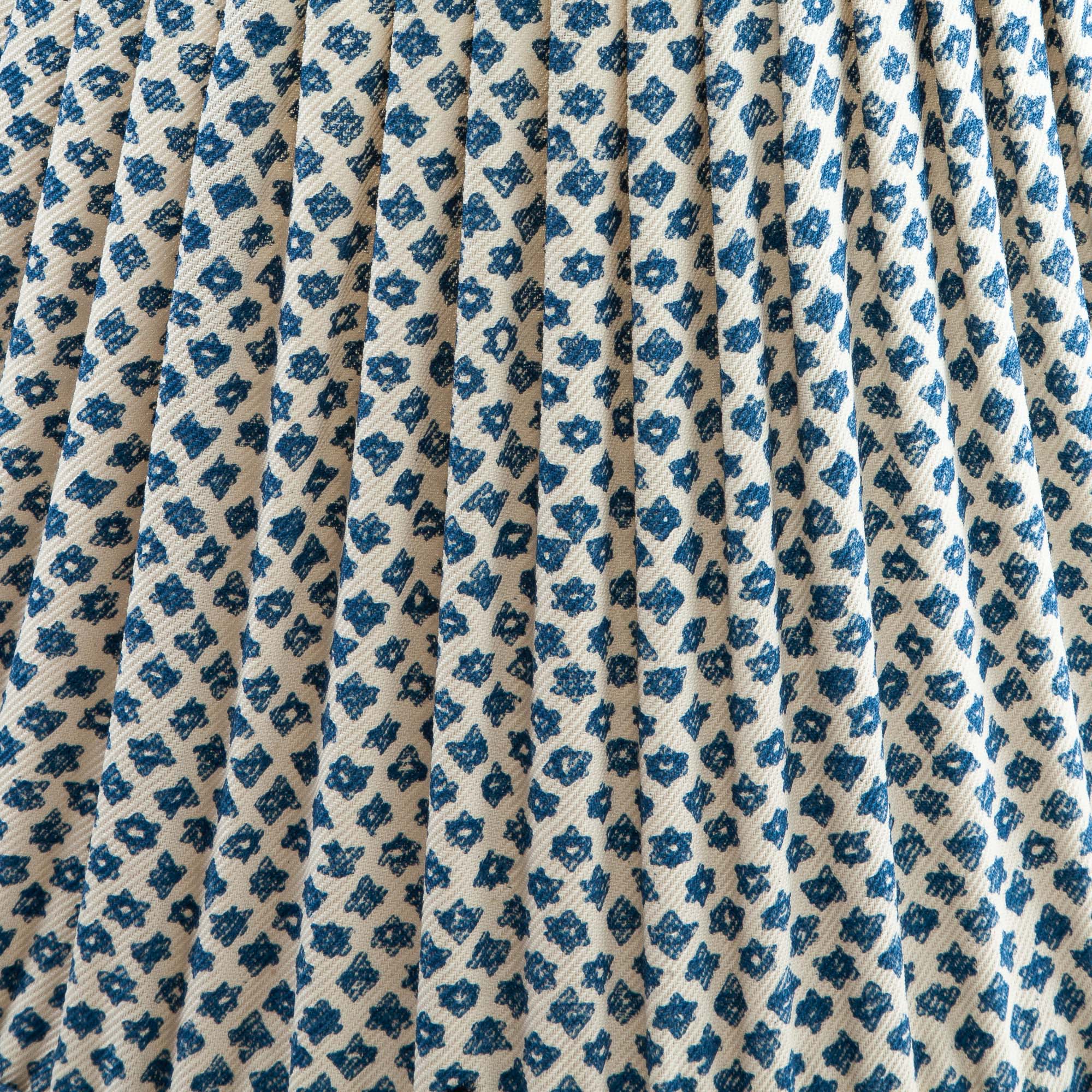 Fermoie Lampshade - Marden in Blue - Newport Lamp & Shade Company