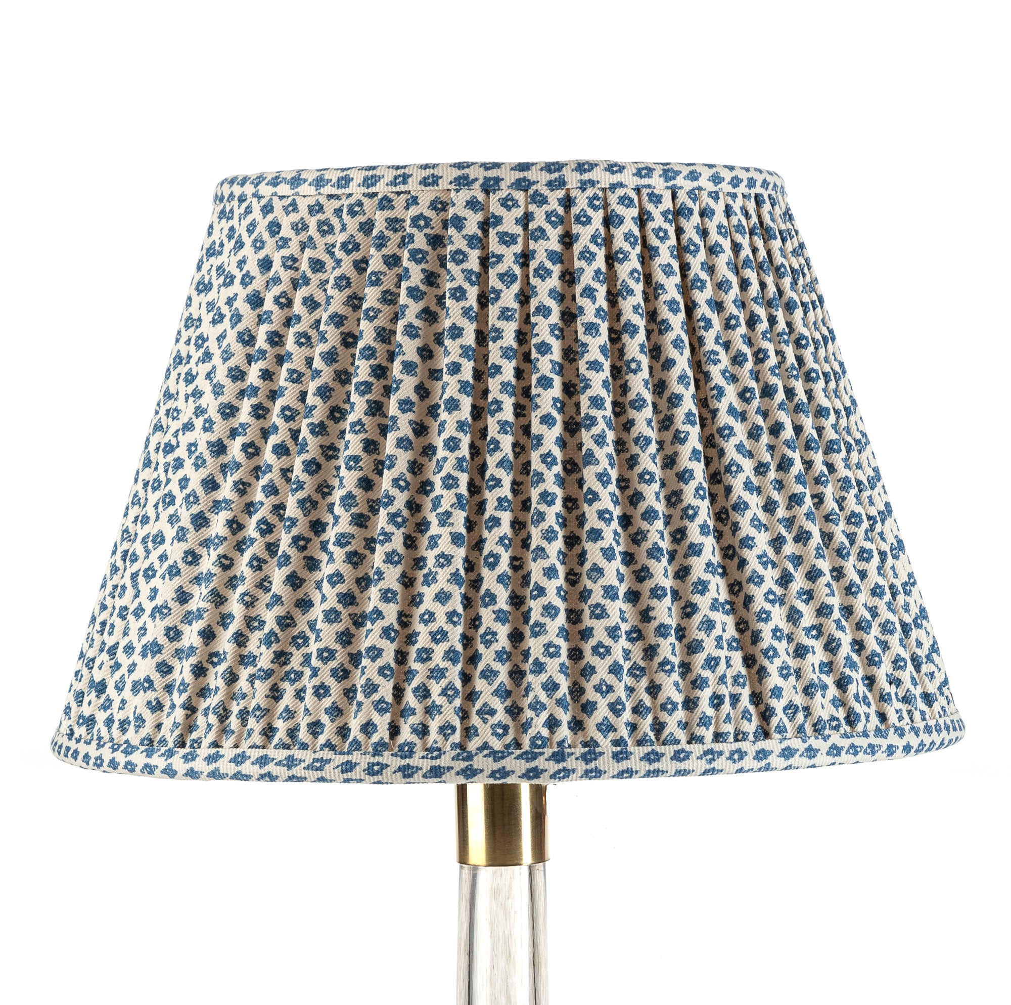Fermoie Lampshade - Marden in Blue - Newport Lamp & Shade Company