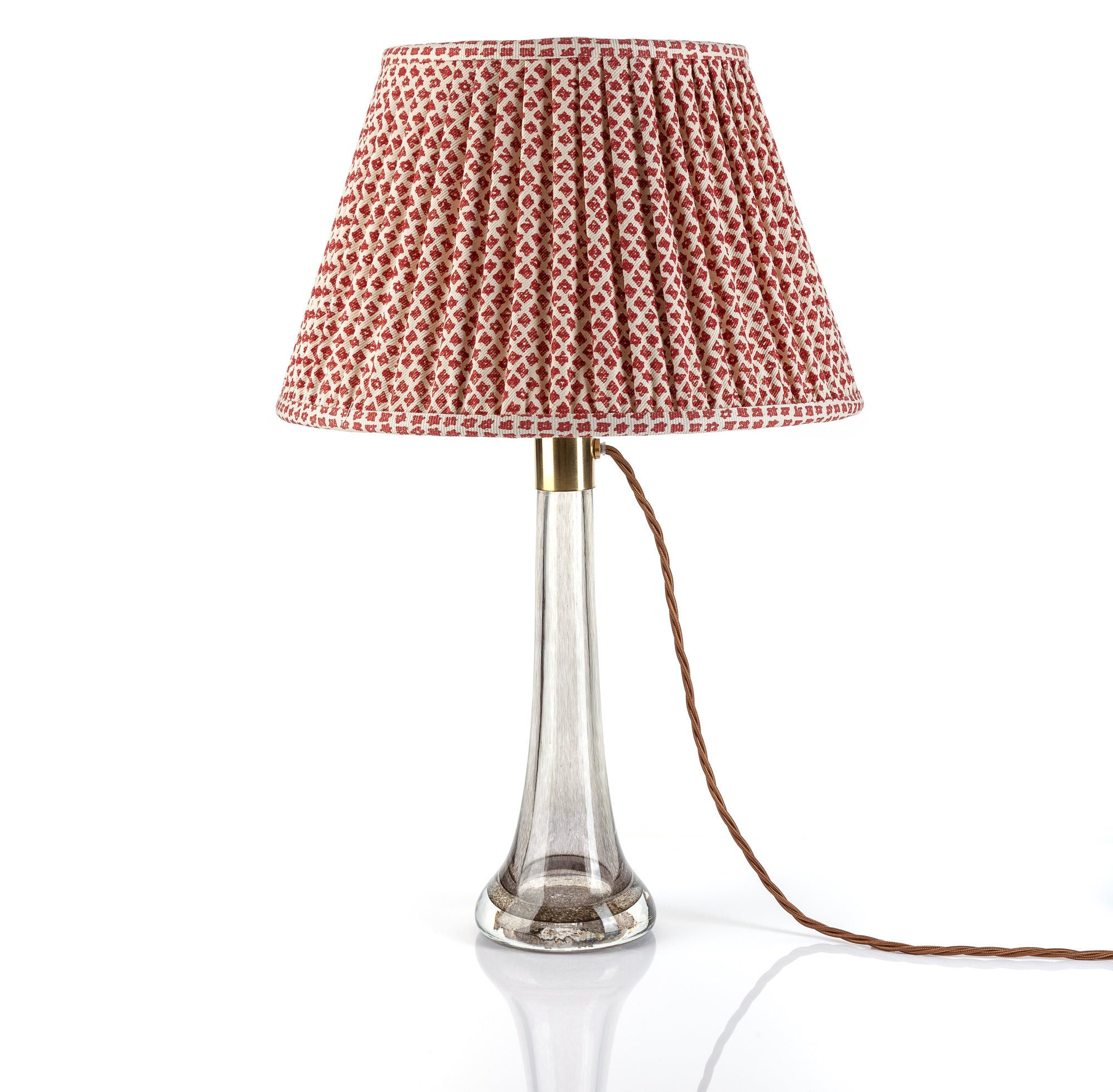 Fermoie Lampshade - Marden in Red - Newport Lamp & Shade Company