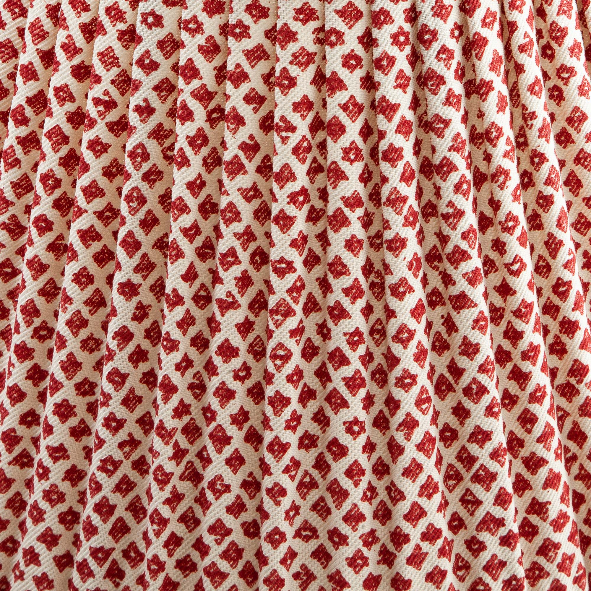 Fermoie Lampshade - Marden in Red - Newport Lamp & Shade Company