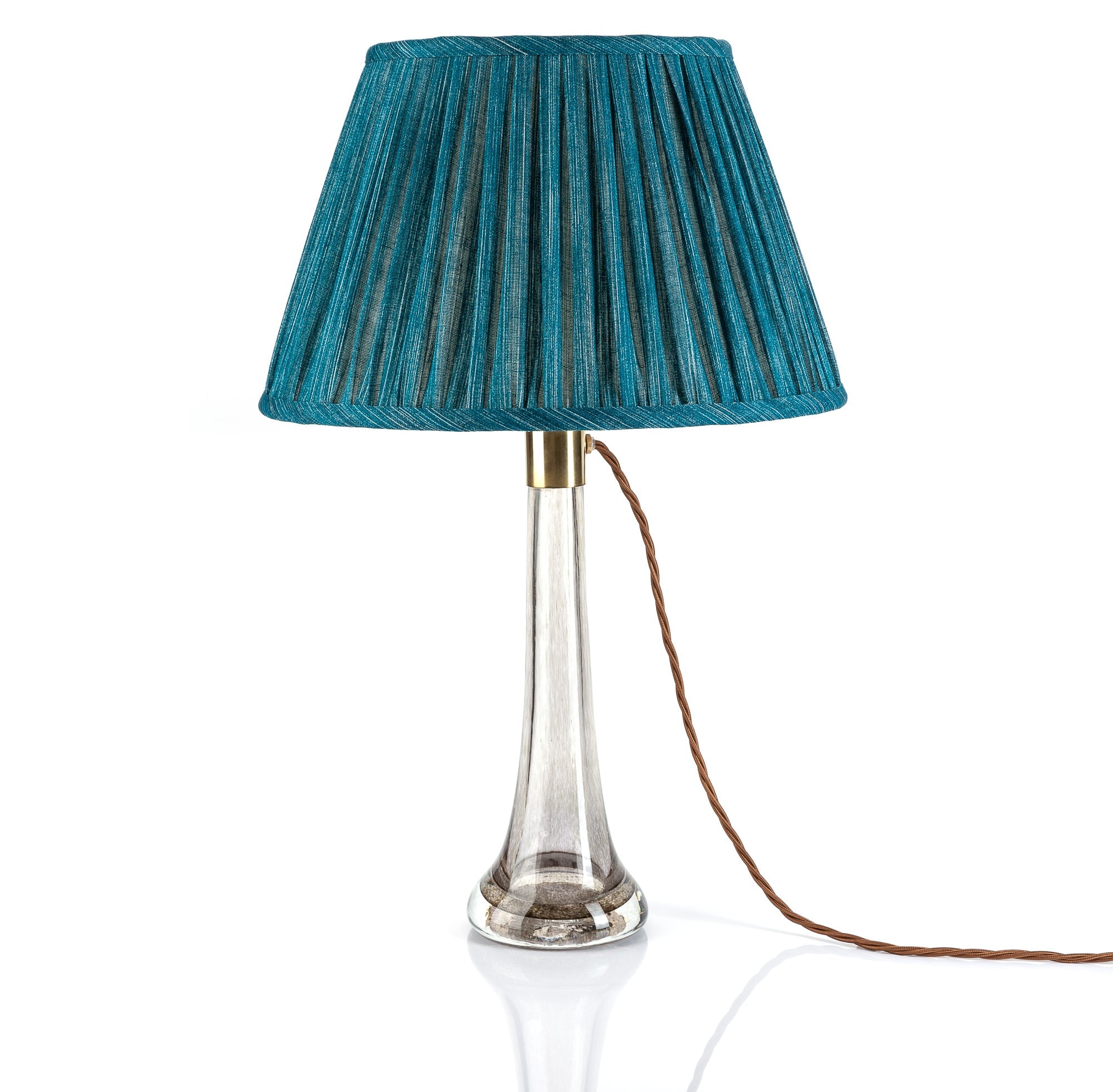 Fermoie Lampshade - Plain Linen in Suede Shoes | Newport Lamp And Shade | Located in Newport, RI