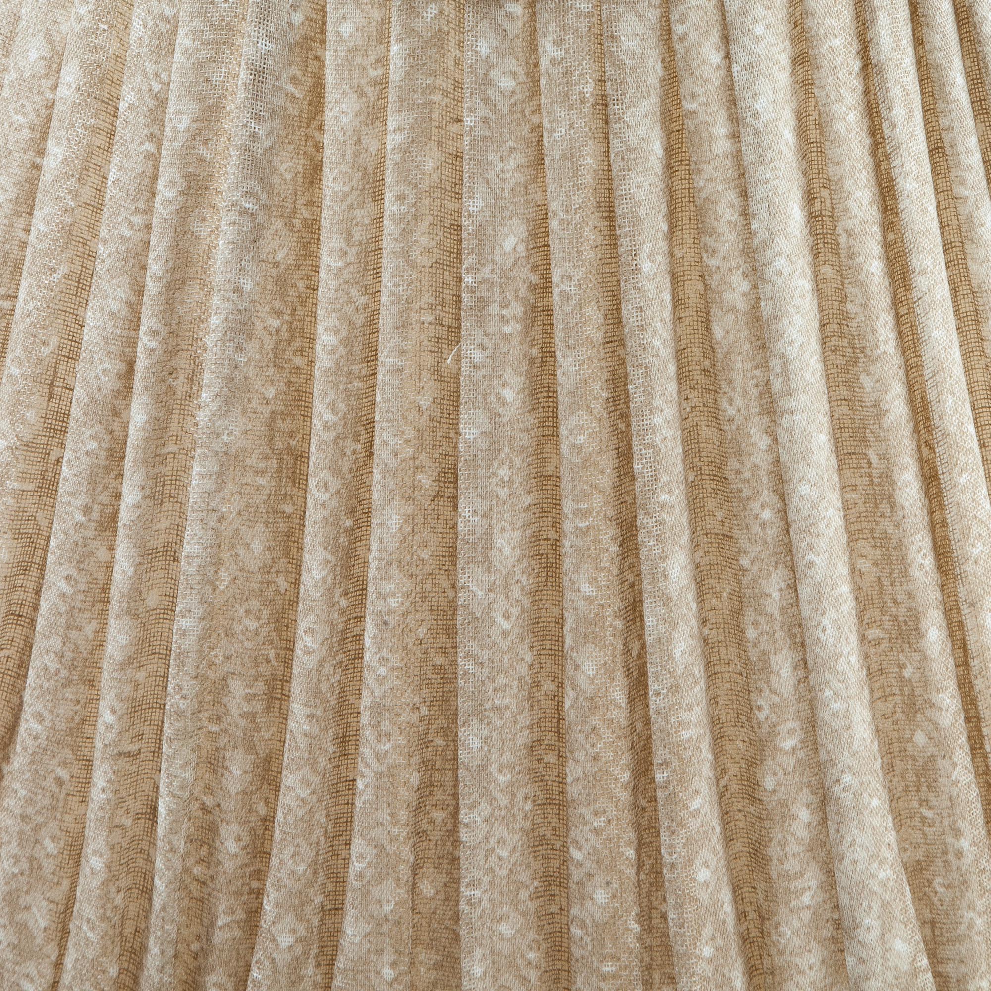 18" Fermoie Lampshade - Figured Linen in Ecru - Newport Lamp & Shade Company