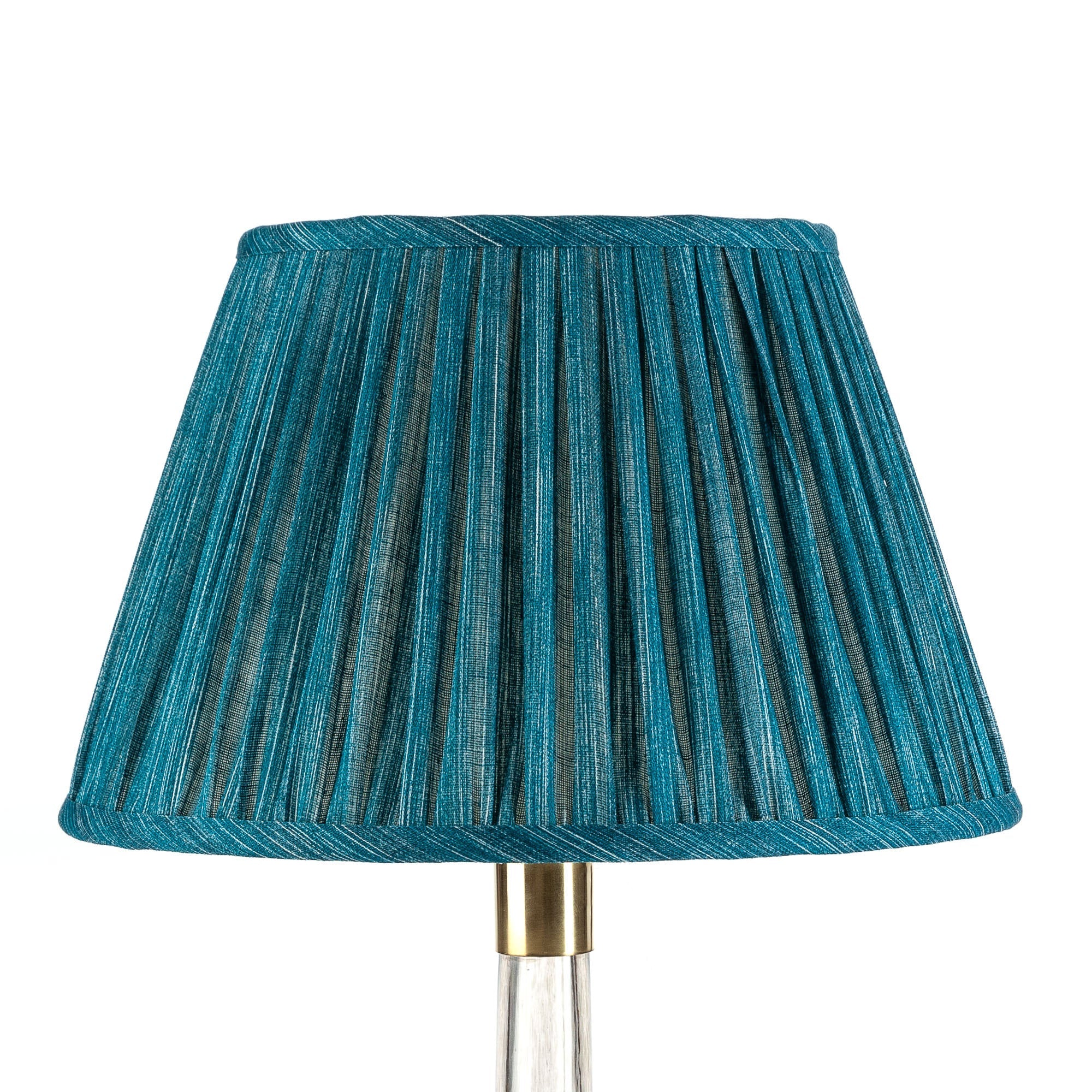4.5" Fermoie Lampshade - Plain Linen in Suede Shoes | Newport Lamp And Shade | Located in Newport, RI