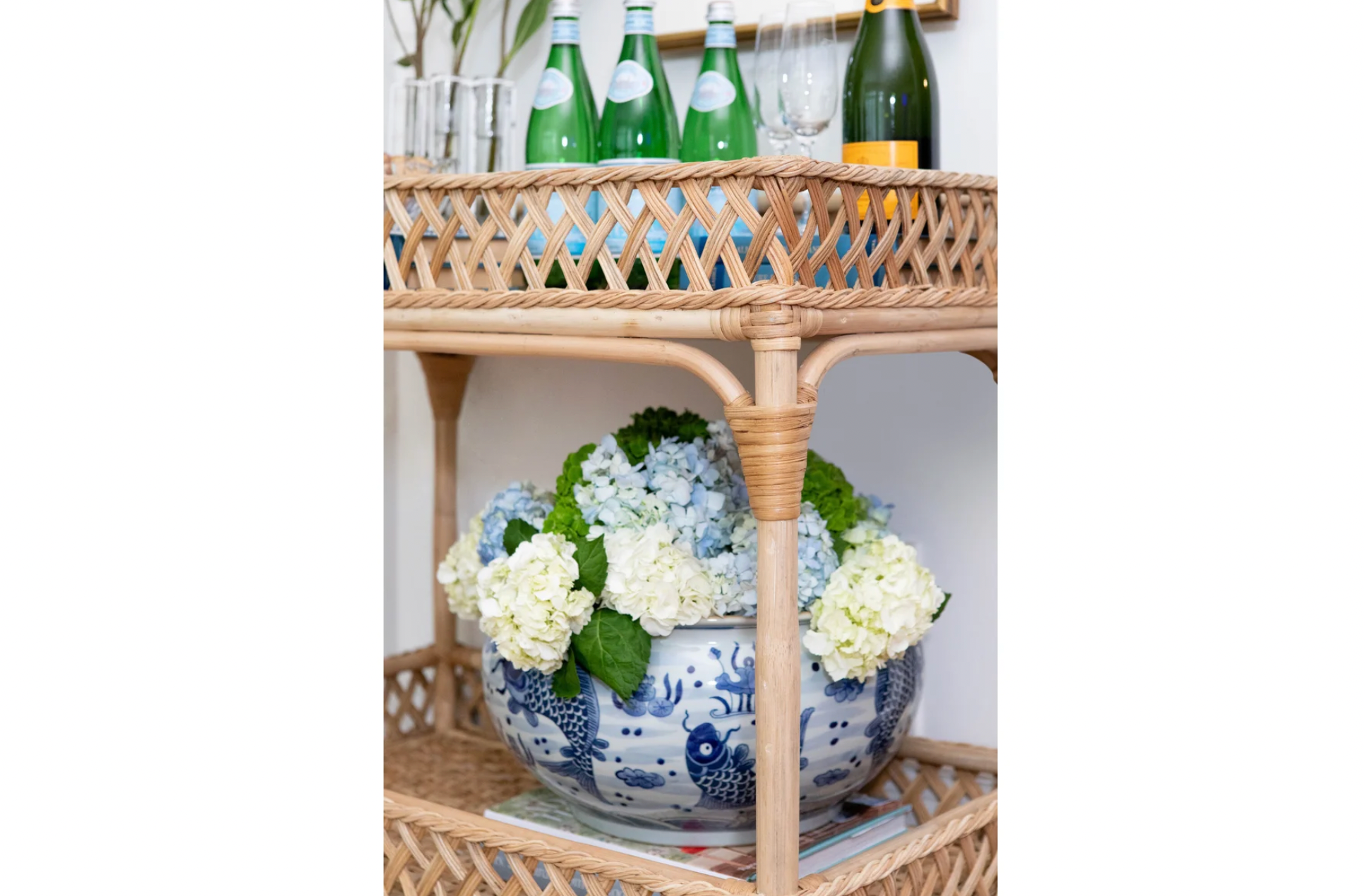 Trellis Bar Cart | Newport Lamp And Shade | Located in Newport, RI