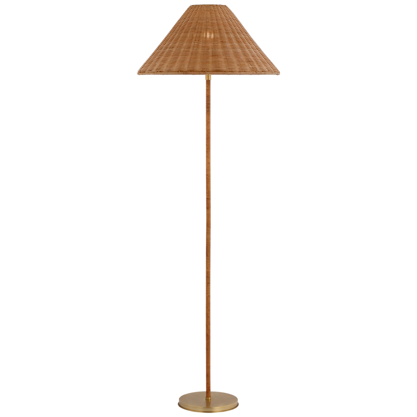Wimberly Medium Wrapped Floor Lamp | Newport Lamp And Shade | Located in Newport, RI