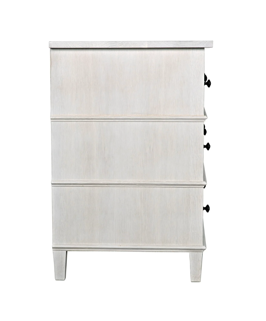 Double-Wide Chest of Drawers in a Washed Oak Finish | Newport Lamp And Shade | Located in Newport, RI