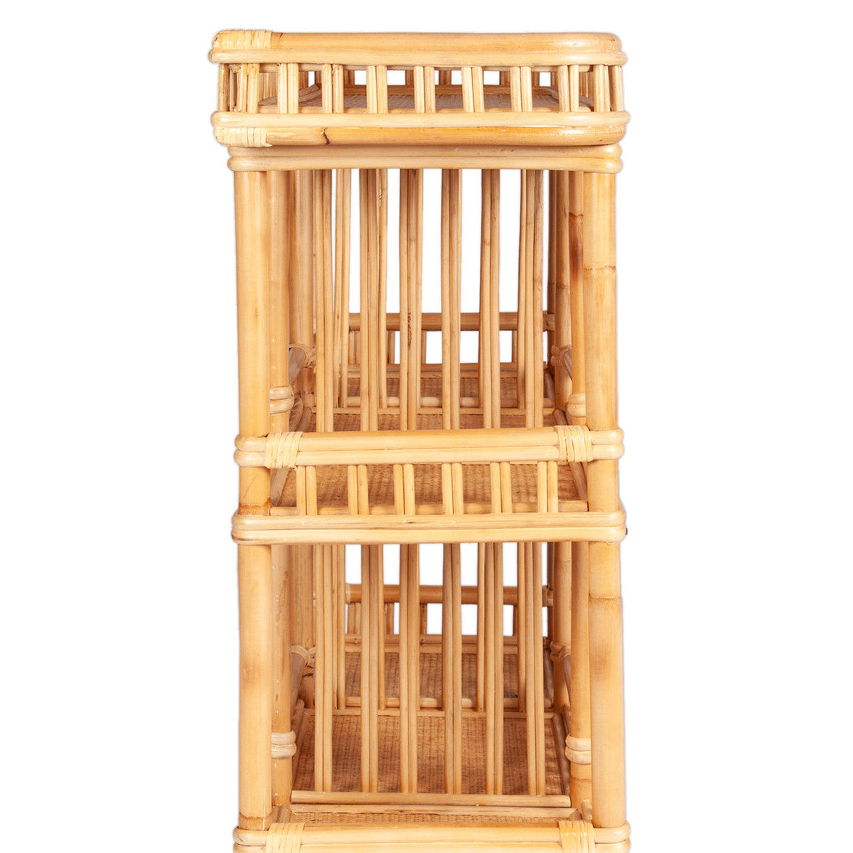 Rattan Bar Console Table | Newport Lamp And Shade | Located in Newport, RI