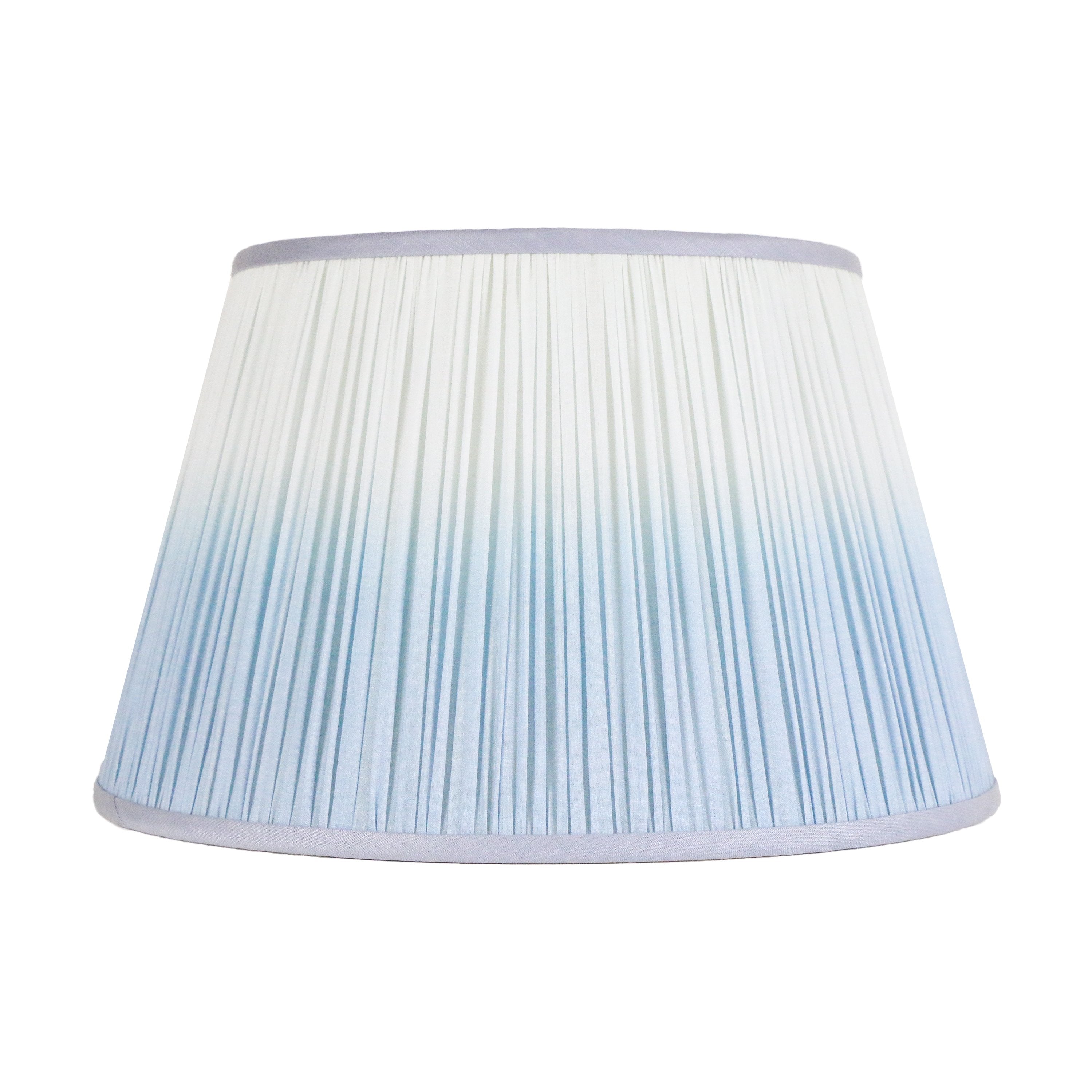 Shirred Ombre Lampshade - Blue | Newport Lamp And Shade | Located in Newport, RI