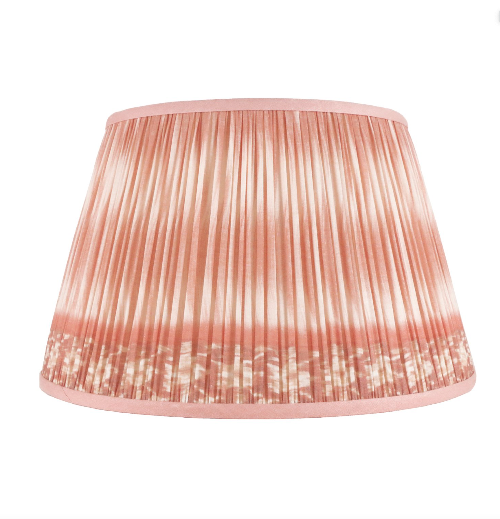 Shirred Ikat Lampshades - Pink | Newport Lamp And Shade | Located in Newport, RI