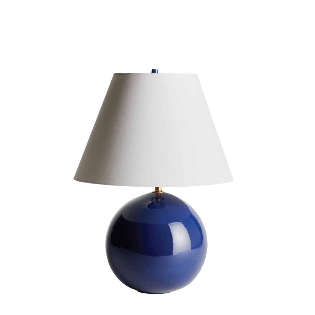 Cove Table Lamp in Blue - Newport Lamp & Shade Company