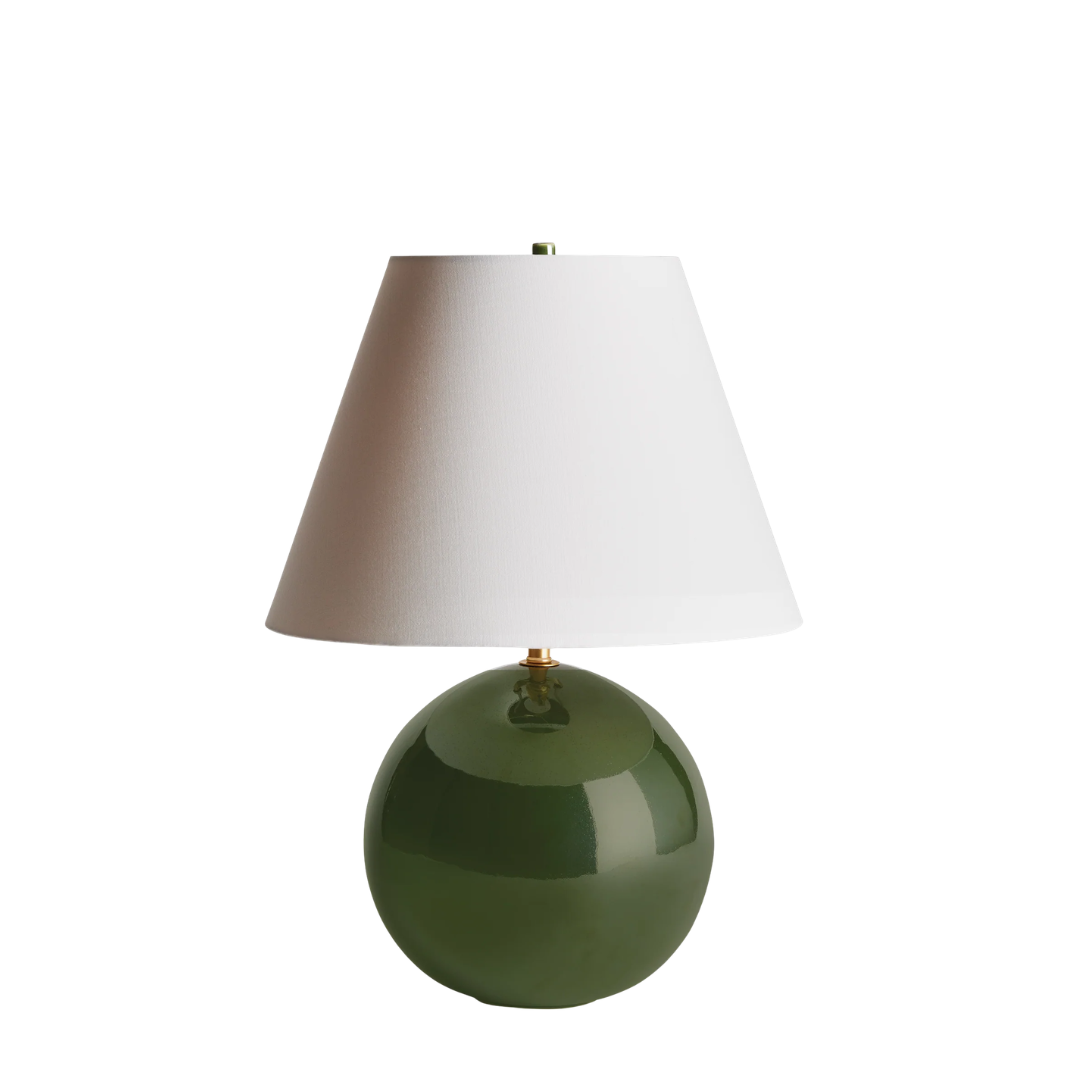 Cove Table Lamp in Green - Newport Lamp & Shade Company
