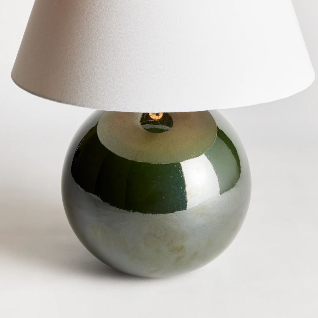 Cove Table Lamp in Green - Newport Lamp & Shade Company