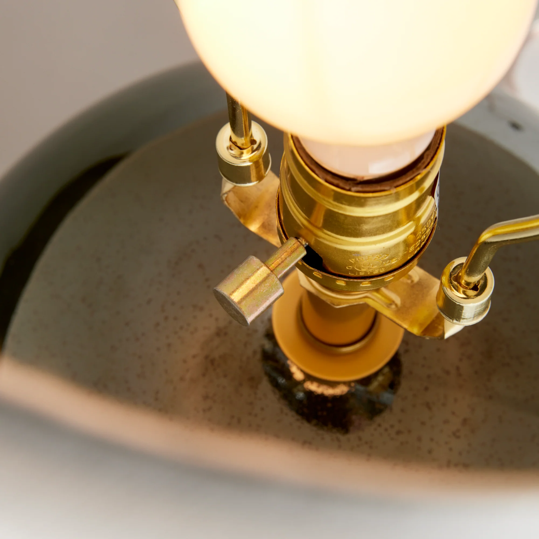 Cove Table Lamp in Green - Newport Lamp & Shade Company