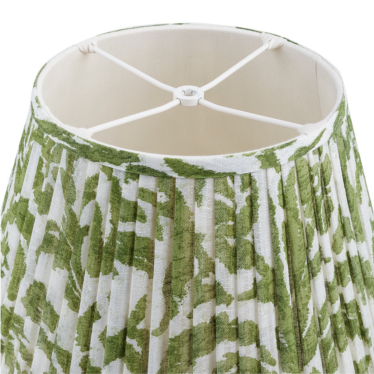 16" Fermoie Lampshade - Marlborough in Green - Newport Lamp & Shade Company