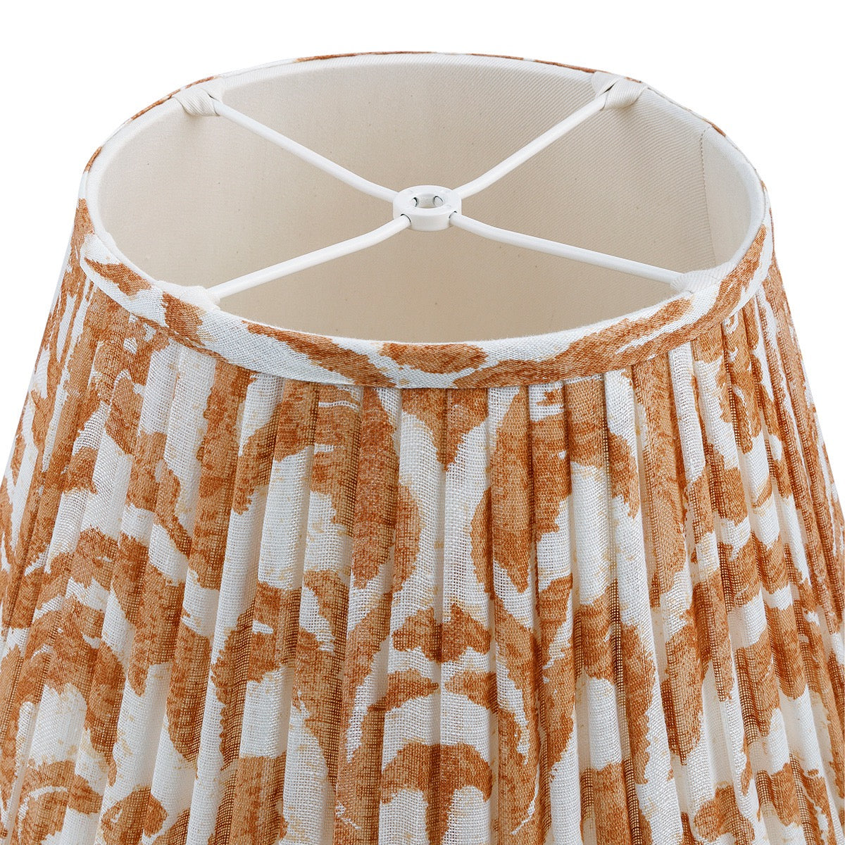 Fermoie Lampshade - Orange Marlborough - Newport Lamp & Shade Company