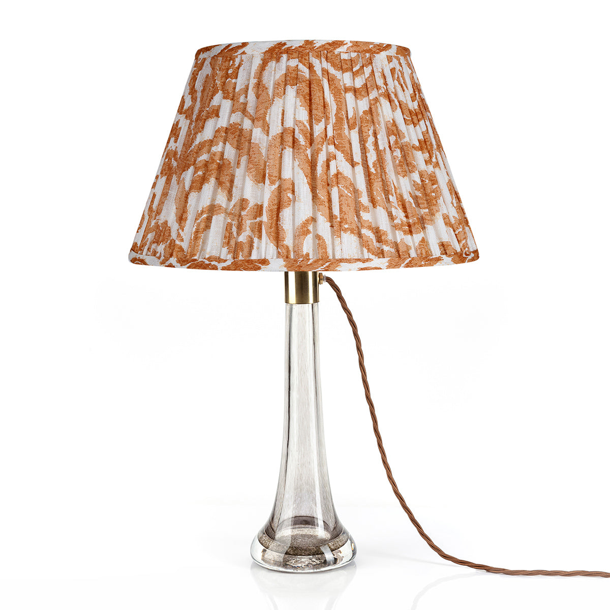 Fermoie Lampshade - Orange Marlborough - Newport Lamp & Shade Company