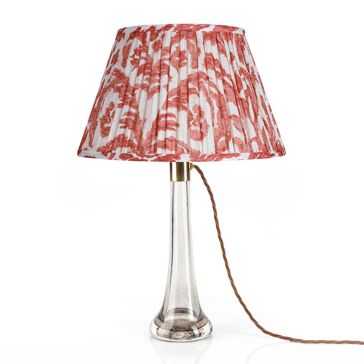 Fermoie Lampshade - Red Marlborough - Newport Lamp & Shade Company