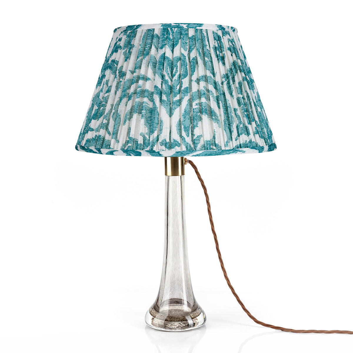 12" Fermoie Lampshade - Marlborough in Teal