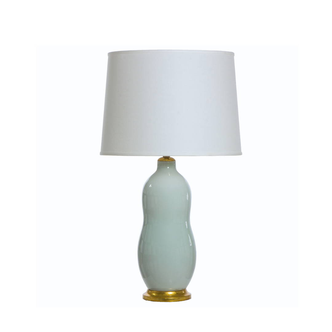 Lotus Table Lamp in Celadon