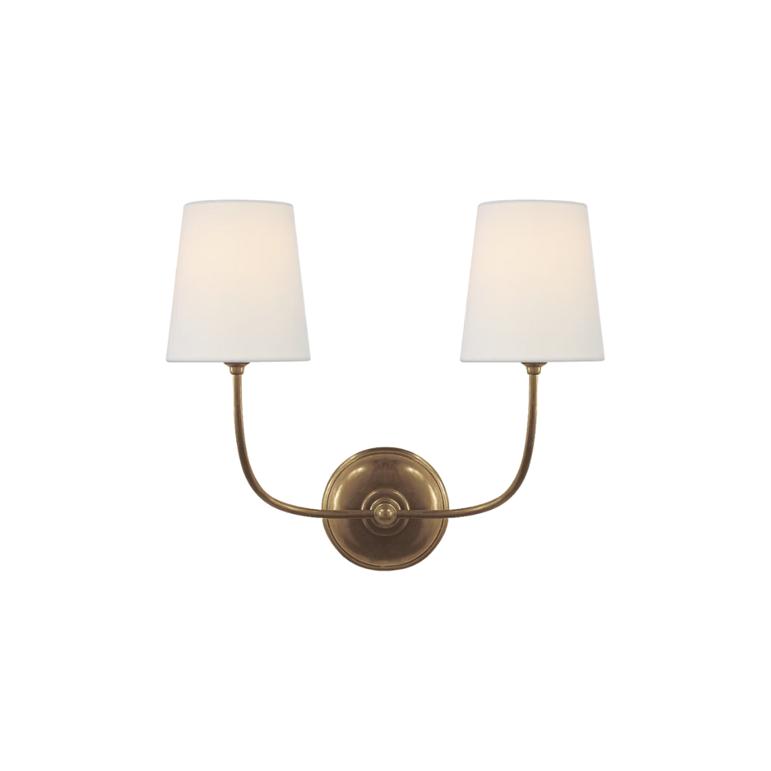 Vendome Double Sconce - Newport Lamp & Shade Company