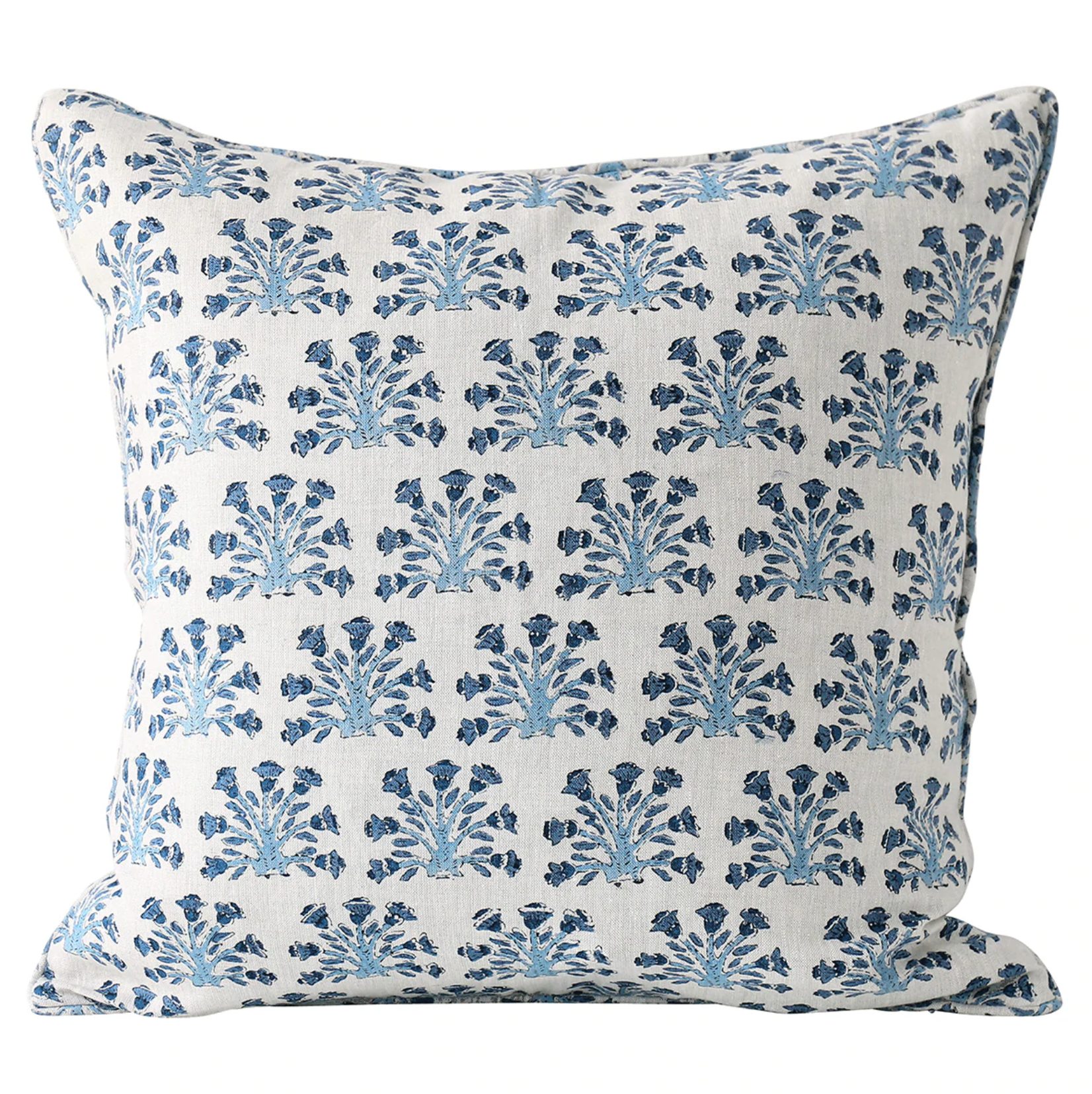 Samode Riviera Linen Cushion 20" x 20" | Newport Lamp And Shade | Located in Newport, RI