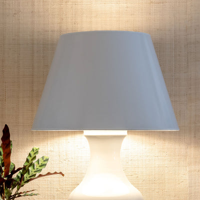 White Painted Lampshade | Newport Lamp And Shade | Located in Newport, RI