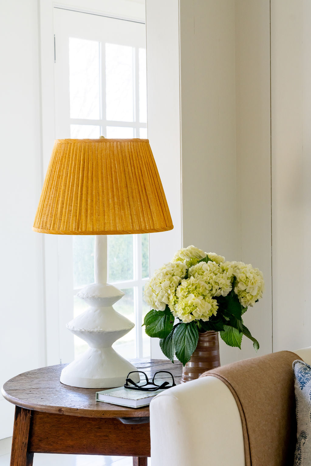 Hope Table Lamp with Fermoie Lampshade