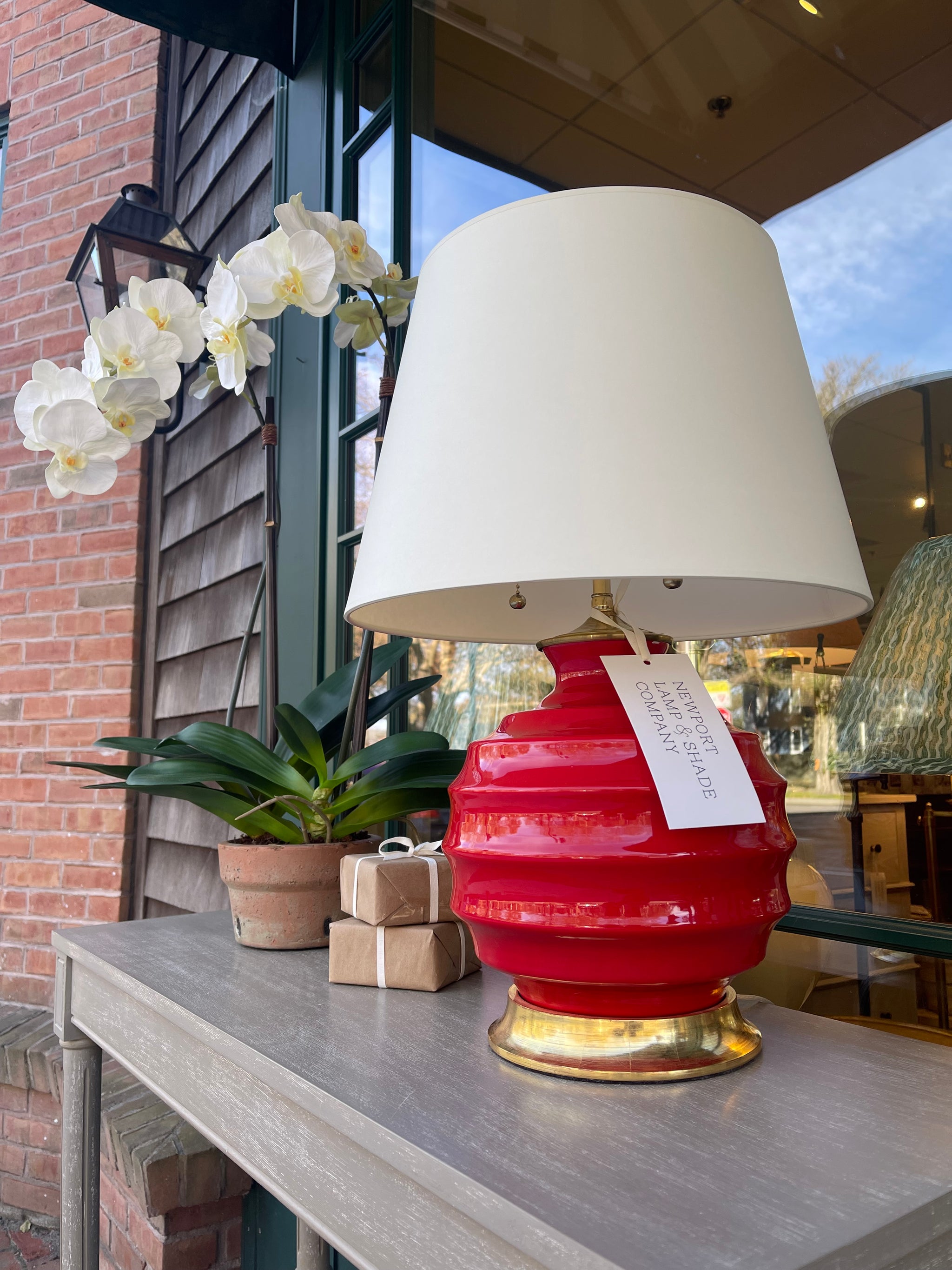 Christopher Spitzmiller Lamps Iconic Ceramic Lighting Newport Lamp & Shade