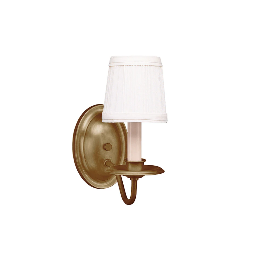 Sconce 117 in Dark Brass with Clear Glass by Northeast Lantern - Newport Lamp & Shade Company