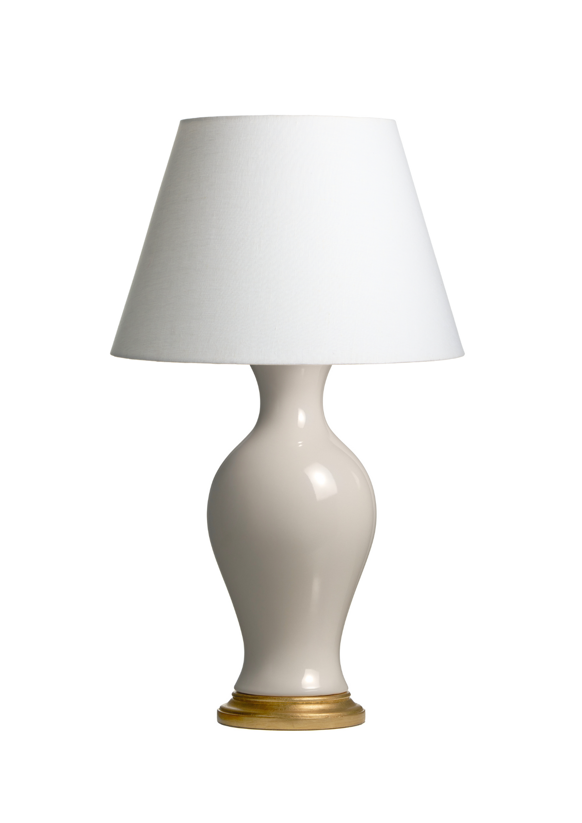 Sadie Ceramic Table Lamp in Bone