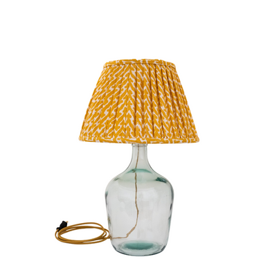 A Recycled Glass Bottle, now mounted as a table lamp | Newport Lamp And Shade | Located in Newport, RI