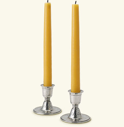 Candlesticks by Match Pewter | Newport Lamp And Shade | Located in Newport, RI