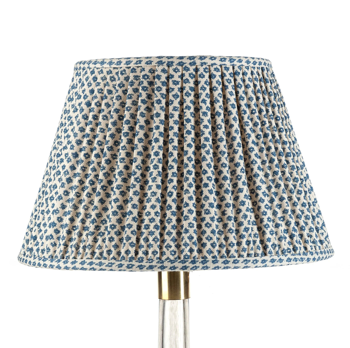 8" Fermoie Lampshade - Marden in Blue | Newport Lamp And Shade | Located in Newport, RI