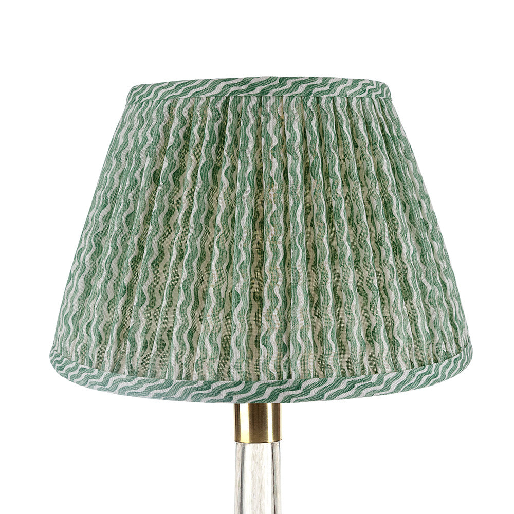 12" Fermoie Lampshade - Popple in Green