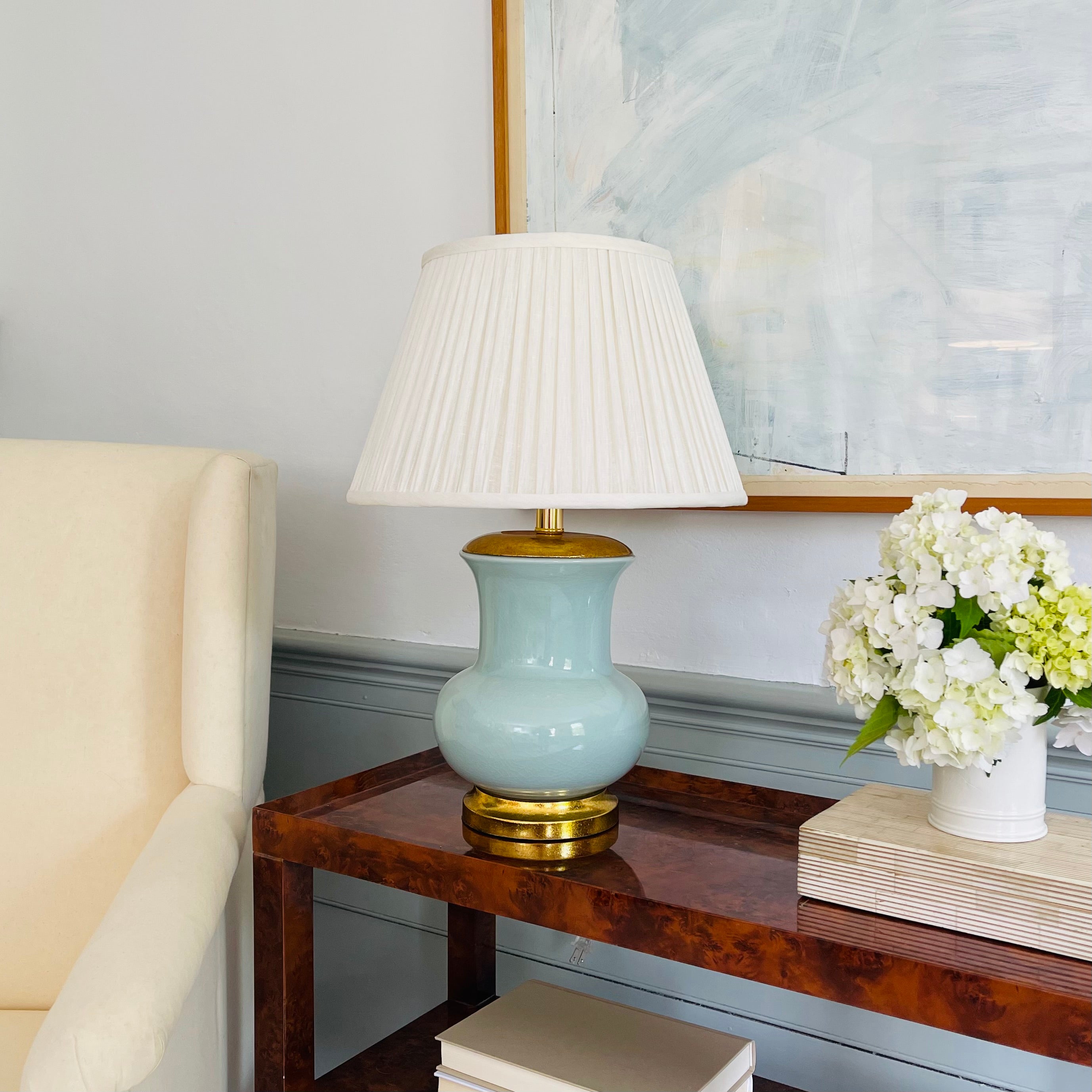 Lycee Table Lamp in Celadon