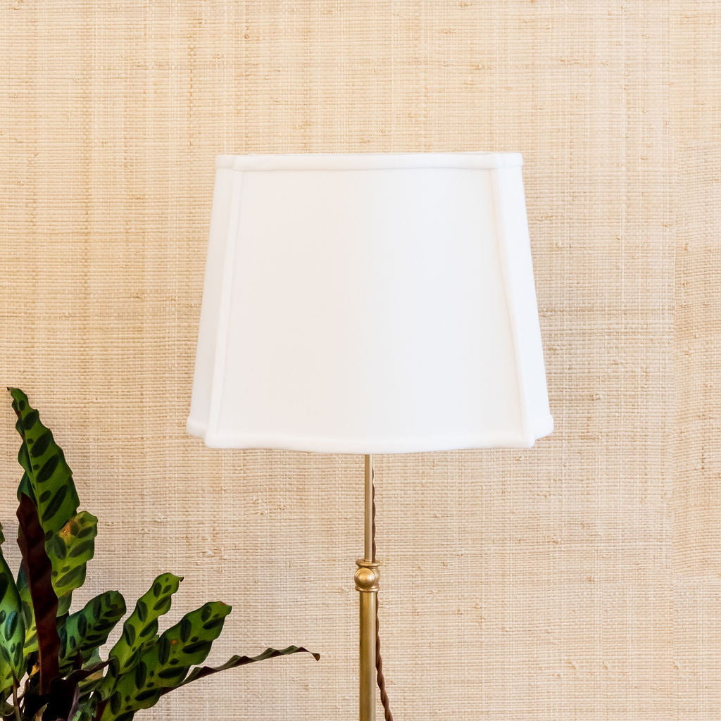 Augustine Oval Linen Lampshade | Newport Lamp And Shade | Located in Newport, RI