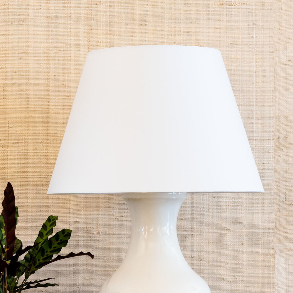 Belgian Linen Lampshade | Newport Lamp And Shade | Located in Newport, RI