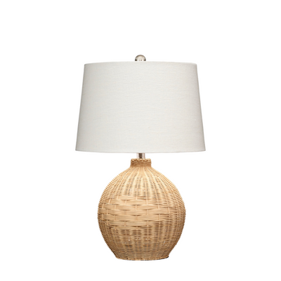 Cape Table Lamp in Natural | Newport Lamp And Shade | Located in Newport, RI