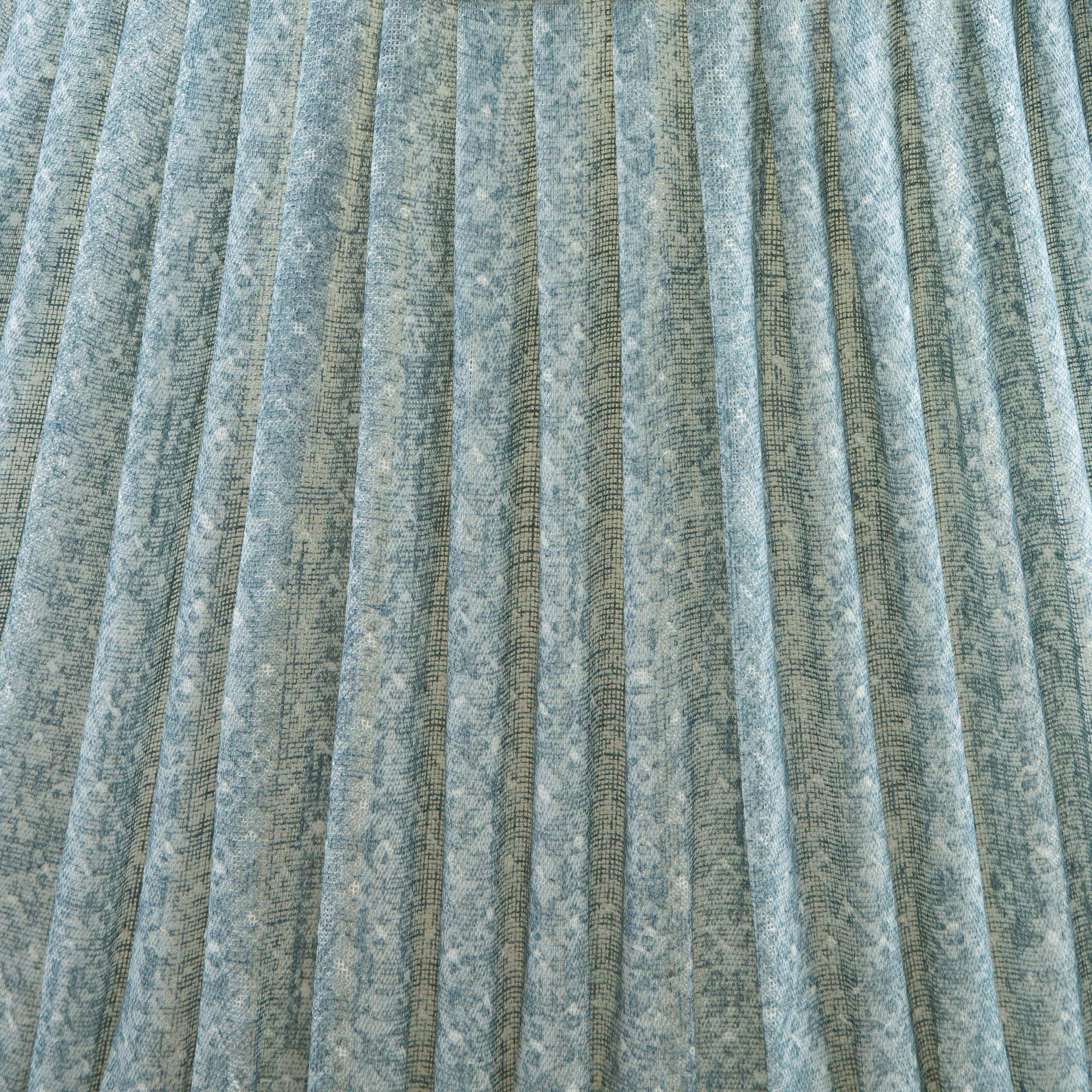 6" Fermoie Lampdshade - Figured Linen in Blue
